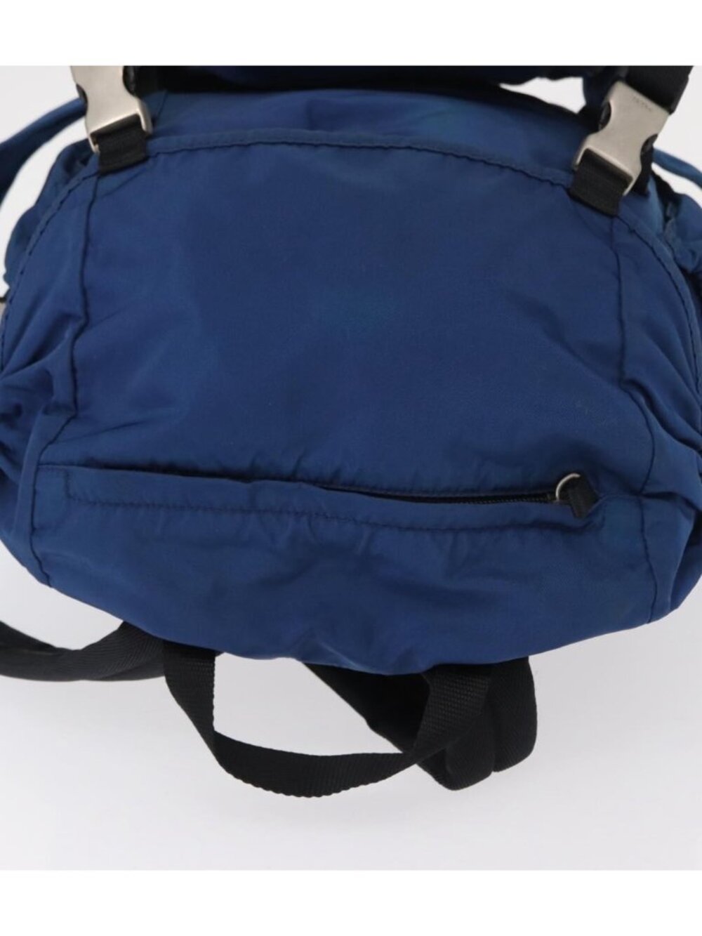 PRADA Backpack Nylon Blue Silver - Picture 6 of 16
